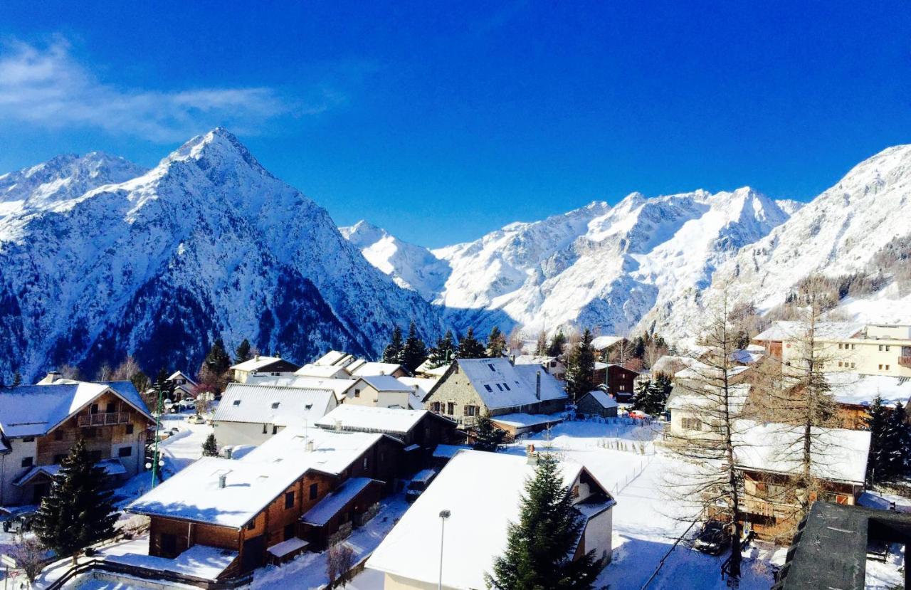 Pied De Piste A 20 M Du Telesiege "Le Diable", Menage Inclus, Possible De Louer 2 Apparts, Vue Panoramique Les Deux Alpes Ngoại thất bức ảnh