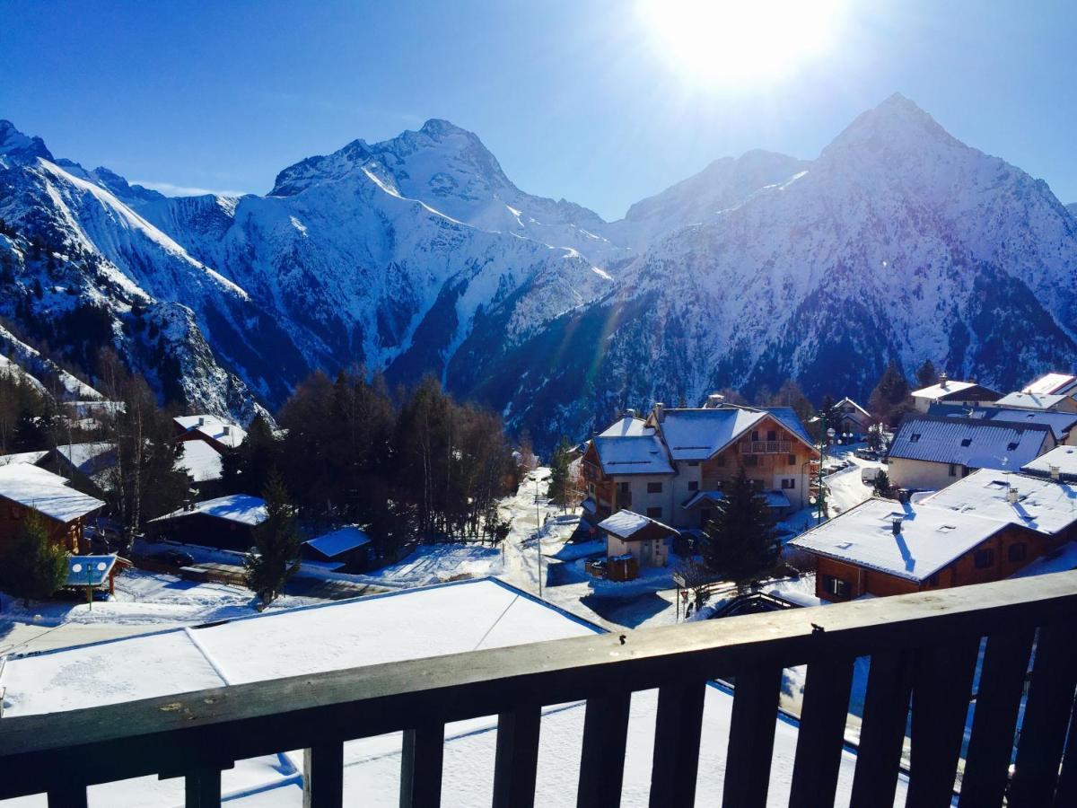Pied De Piste A 20 M Du Telesiege "Le Diable", Menage Inclus, Possible De Louer 2 Apparts, Vue Panoramique Les Deux Alpes Ngoại thất bức ảnh